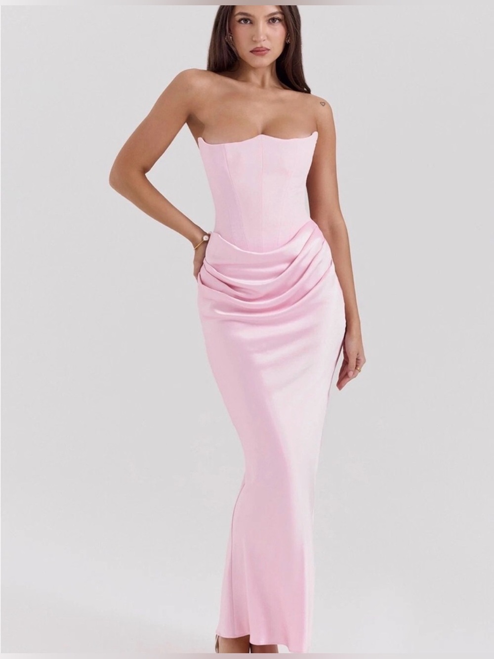 HOUSE OF CB Persephone Strapless
Pink Corset dress